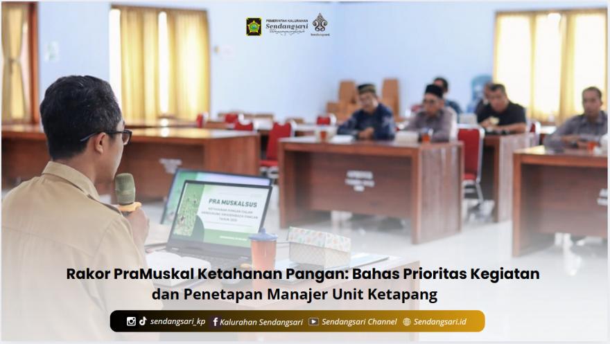 Kalurahan Sendangsari Gelar PraMuskal Khusus Bahas Program Ketahanan, Segera Rekrutmen Manager