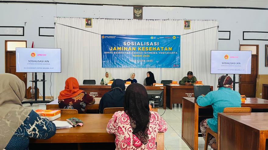Dinas Kesehatan DIY Menggelar Sosialisasi Jaminan Kesehatan di Kalurahan Sendangsari